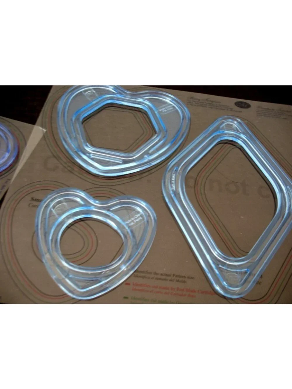 Creative Memories CustomCutting, mat blades, Ovals, Circles, Celestial Patterns.